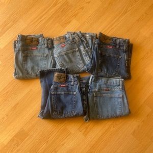 Lot of 5‼️Wrangler Jeans 30x30